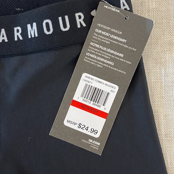 Under armor compression shorts Ladies XS NWT - Picture 2 of 2